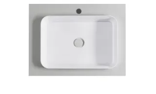 Тумба с раковиной Astra-Form Фрейм 4631177715204 70 см серый матовый